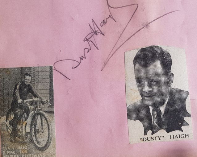 Dusty Haigh Autograph