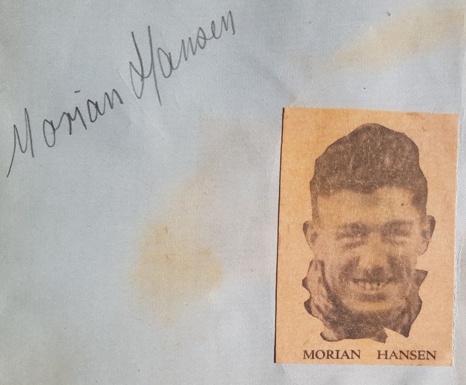 Morion Hansen Autograph