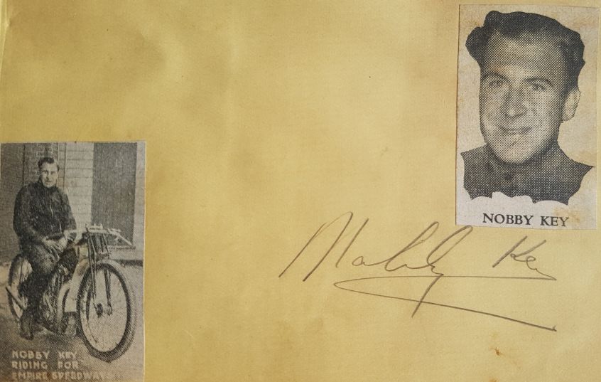 Nobby Key Autograph